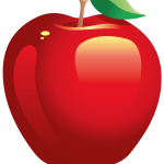 Large_Painted_Red_Apple_PNG_Clipart